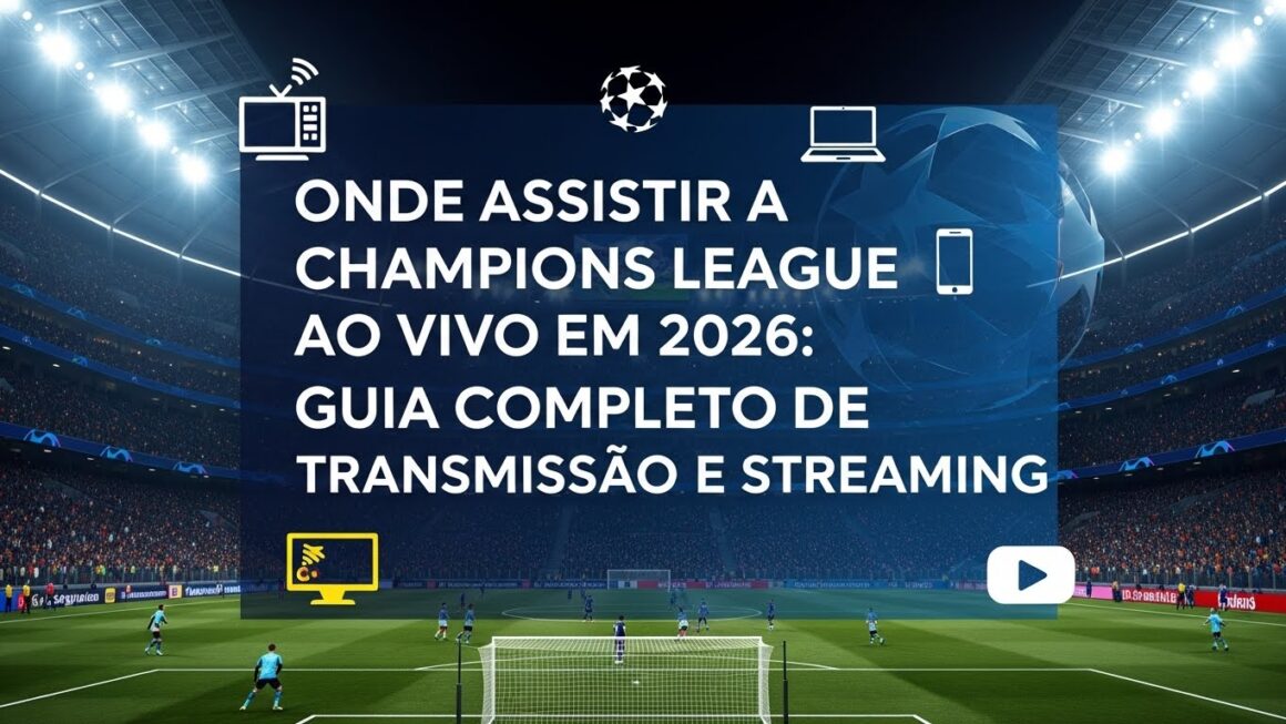 Onde Assistir à Champions League ao Vivo em 2026: Guia Completo de Transmissão e Streaming