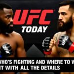 UFC Hoje: Saiba Quem Luta e Onde Assistir ao Evento Ao Vivo com Todos os Detalhes